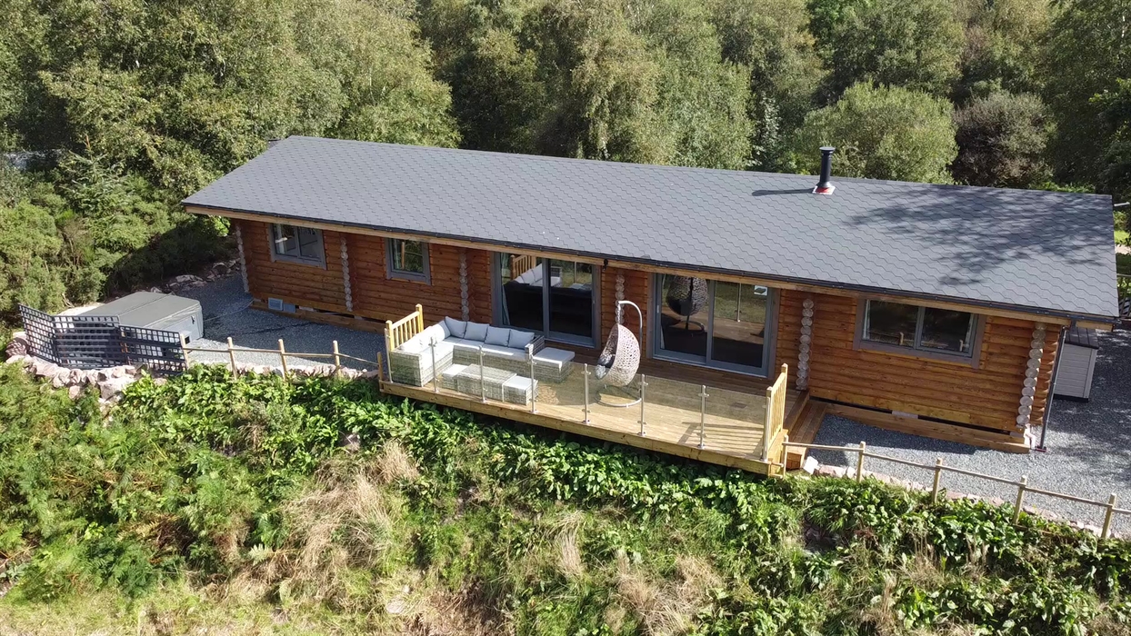 Treetops Log Cabin, Kippford Cabin VisitScotland