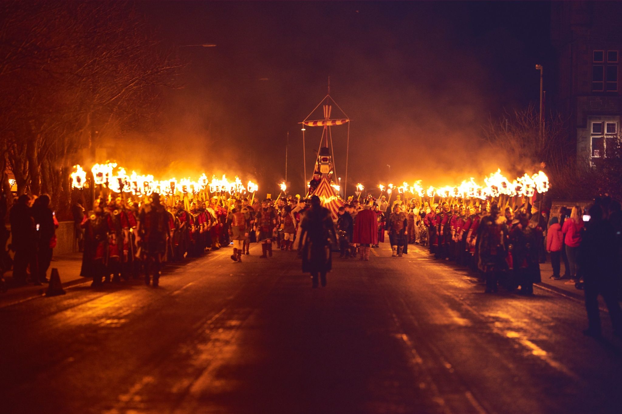 Up Helly Aa, the largest Viking fire festival in Europe