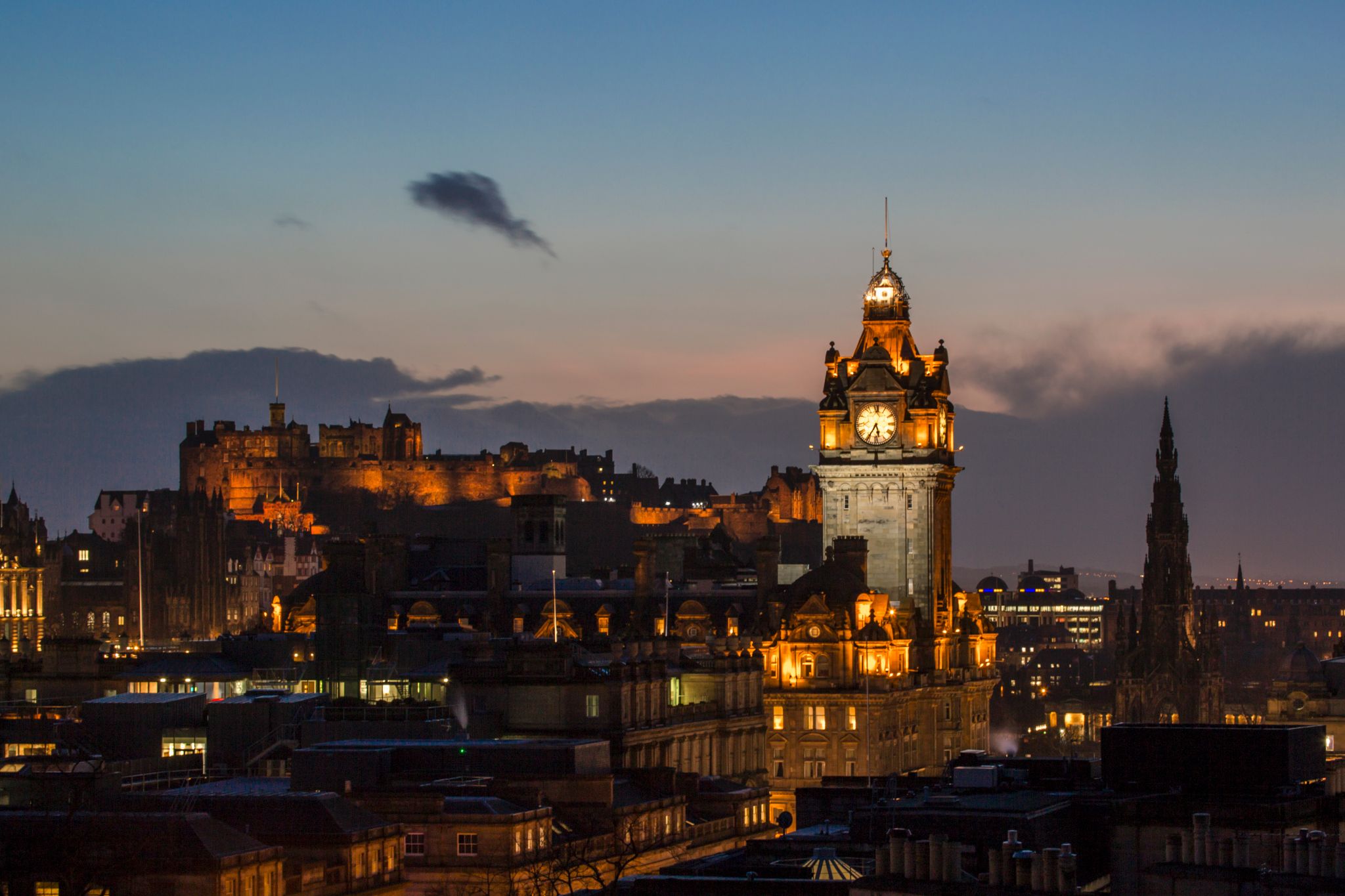 The Edinburgh skyline