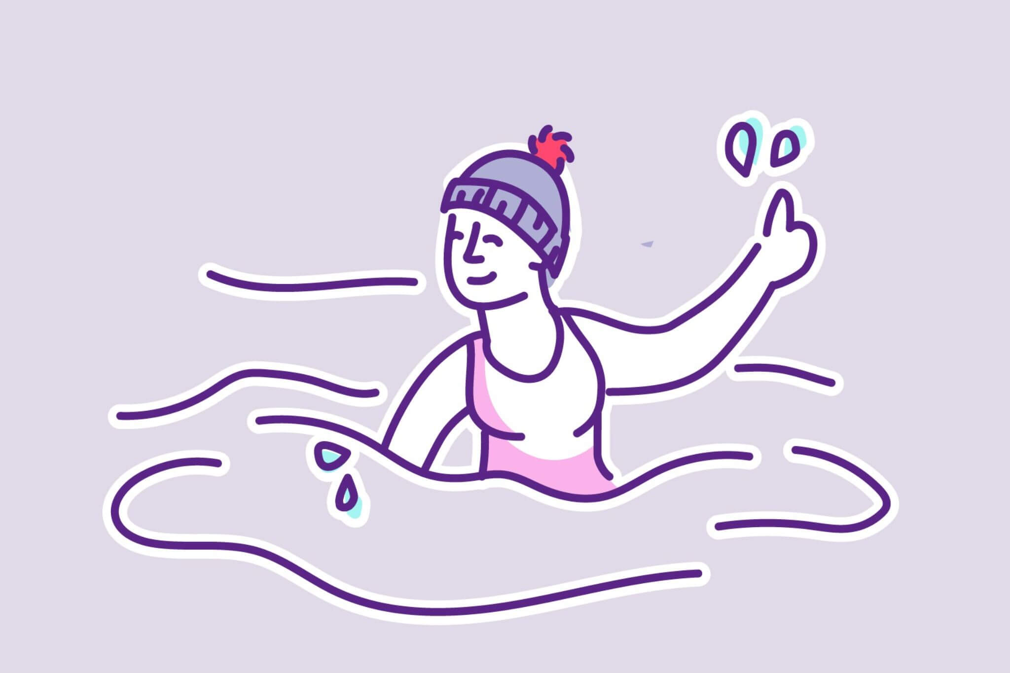 Dook meaning to dip in liquid; especially water