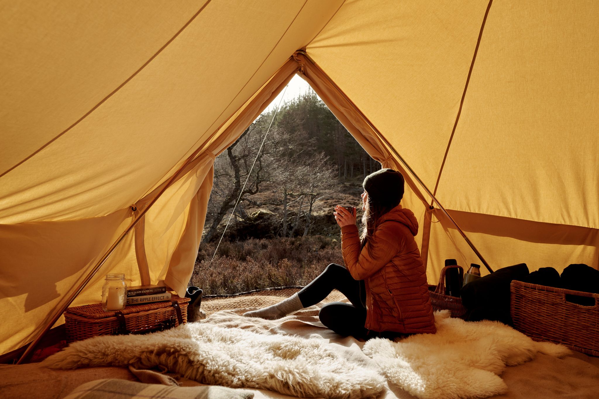Wilderness tent at Wild Breamar