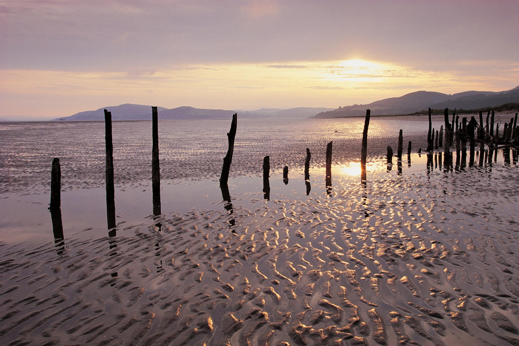 Looking over the beach at RSPB Mersehead