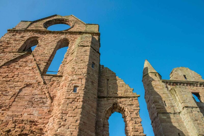 Arbroath Abbey view 3 – close up